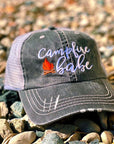 Campfire Babe Embroidered Trucker Hat