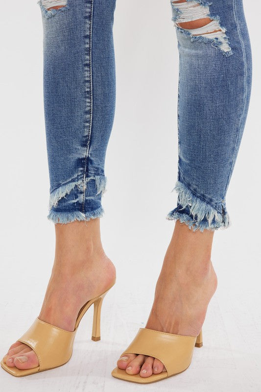 Mid Rise Ankle Skinny - Online Only