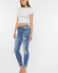 Mid Rise Ankle Skinny - Online Only