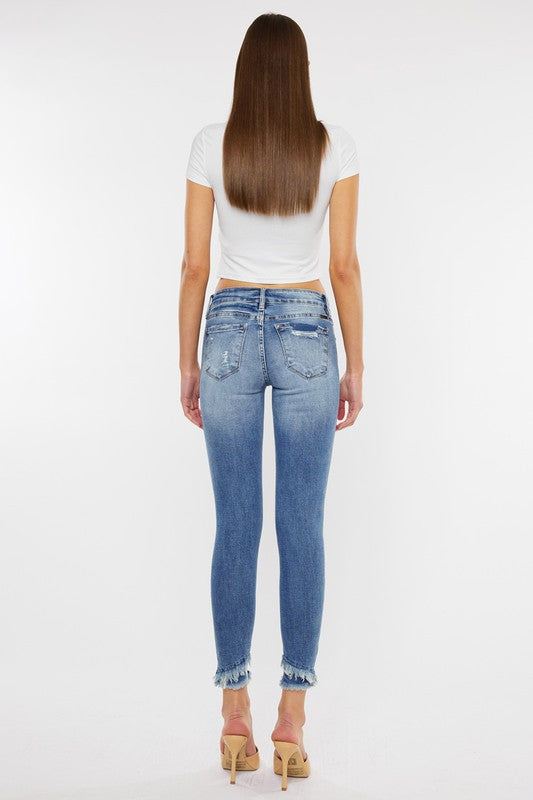 Mid Rise Ankle Skinny - Online Only