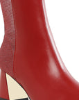 Mimosa Mesh Detail Pointy Ankle Boots