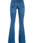 O2 Denim Mid Rise Flare Bell Bottom Jean