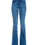 O2 Denim Mid Rise Flare Bell Bottom Jean