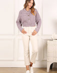 Lilou Melange Multicolor Sweater Top - My Pampered Life Seattle