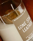 Lone Star Leather Container Candle