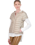 Cotes of London |The St Ives | Down Vest Metallic Gold