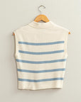 HYFVE Striped Polo Vest