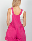 VERY J Adjustable Suspender Overalls with Pockets