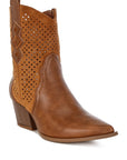 Prosia Rhinestone-Studded Cowboy Boots