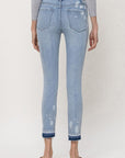 Flying Monkey Mid Rise Crop Skinny Jean  - Online Only