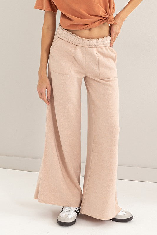 HYFVE High Rise Wide Leg Drawstring Pants