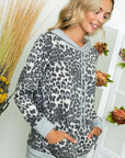 e Luna PLUS Cheetah Print Sweatshirt