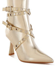 Jaunts Eyelets & Studs Harness Ankle Boots