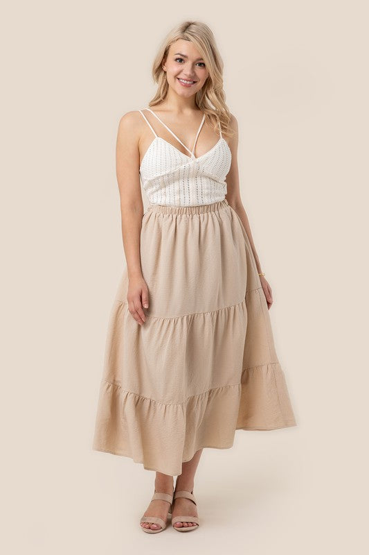 Lilou Tiered Maxi Skirt