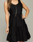 Sleeveless Tiered Dress - Online Only