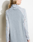 Distressed Terry Mix Tunic - My Pampered Life Seattle