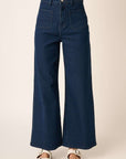 Mittoshop High Waist Wide Leg Jeans