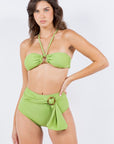 Two Piece Halter Neckline Bow Bikini