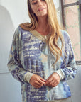 e Luna PLUS Tie Dye Print Sweatshirt