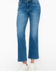 bytos Full Size Cat's Whiskers Mid Rise Ankle Jeans