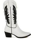 Thistle Winged Patchwork Cowboy Boots