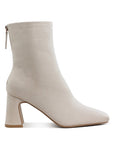 Dimri Square Toe Microfiber Ankle Boots