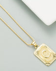 Classy Pendant Talia Initial Gold Letter Necklace