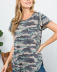 e Luna PLUS Camouflage Basic Top