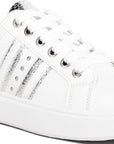 Claude Faux Leather Back Panel Detail Sneakers