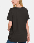 Zenana Full Size V-Neck Short Sleeve T-Shirt