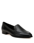 Wolferton Delicate Stud Detail Leather Loafers