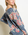 e Luna Floral Loose Fit Boxy Top - My Pampered Life Seattle