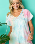 e Luna PLUS Tie Dye Thermal Hoodie