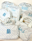 Blue Toile Backpack - My Pampered Life Seattle