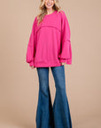 Ces Femme Exposed Seam Long Sleeve Sweatshirt