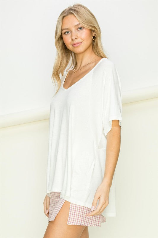 HYFVE At Rest Oversized Short Sleeve Top