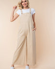 White Birch Sleeveless Wide Leg Jumpsuit