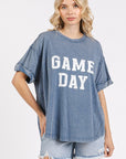 Mittoshop GAME DAY Round Neck Short Sleeve T-Shirt