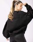 POPFLEX Full Size Brunch Sweater - Black