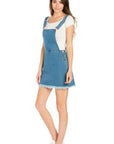 O2 Denim Denim Mini Skirt Overall