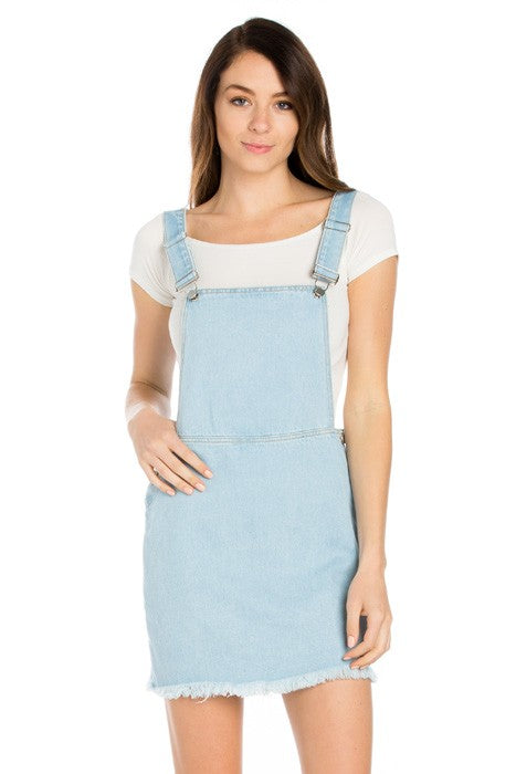 O2 Denim Denim Mini Skirt Overall