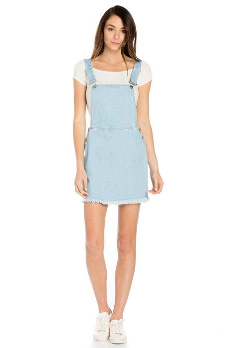 O2 Denim Denim Mini Skirt Overall