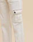 Annie Wear Straight Leg Jeans with Cargo Pockets