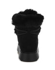 Bunting Faux Fur Collar Flatform Boots