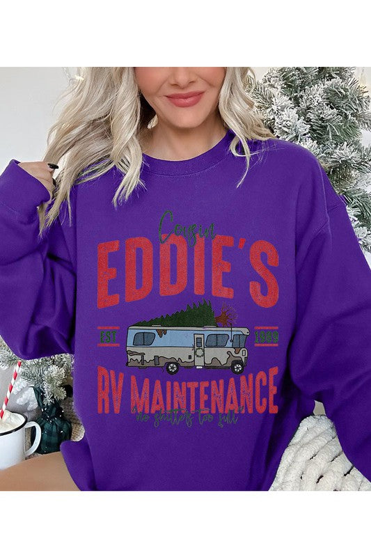 Cousin Eddie&#39;s RV Maintenance Unisex Christmas Sweatshirt