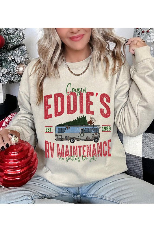 Cousin Eddie&#39;s RV Maintenance Unisex Christmas Sweatshirt