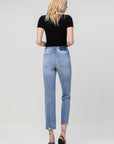 Flying Monkey High Rise Crop Straight Jean - Online Only