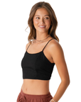 Black Oasis Crop Top