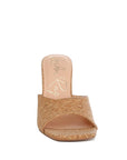 Shiloy Cork Wedge Sandals