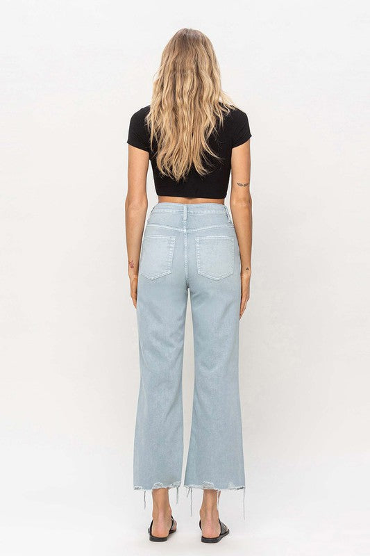 VERVET by Flying Monkey 90&#39;s Vintage Crop Flare Jeans